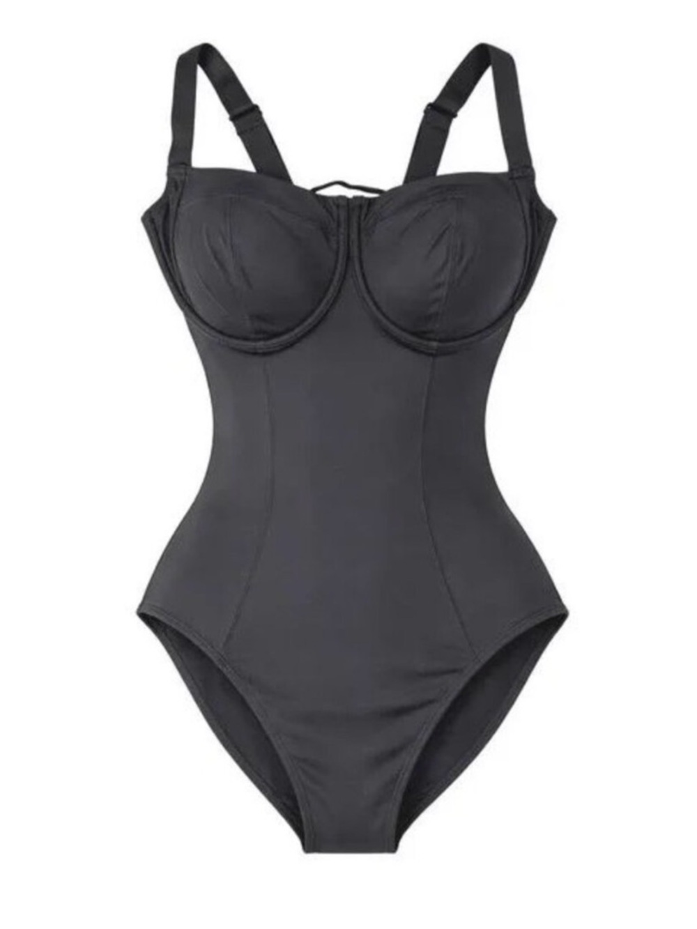 TA3 Black LIFTY Underwire Shaping SWIMSUIT SWIM ONE PIECE BATHING SUIT XL TA3011
